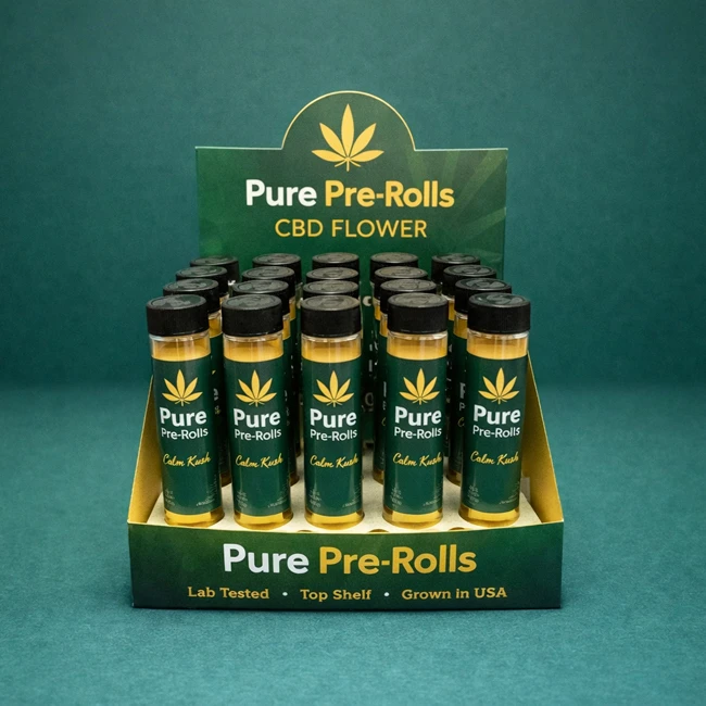 cbd pre roll display boxes wholesale