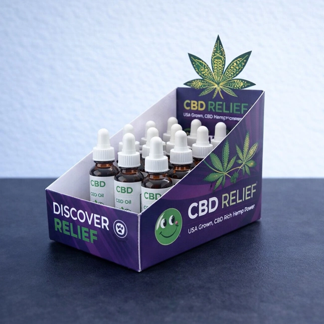 custom cbd display boxes