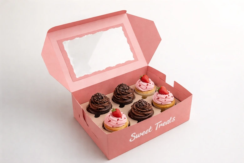 Cupcake Boxes With Inserts That Prevent “Frosting Disasters”
