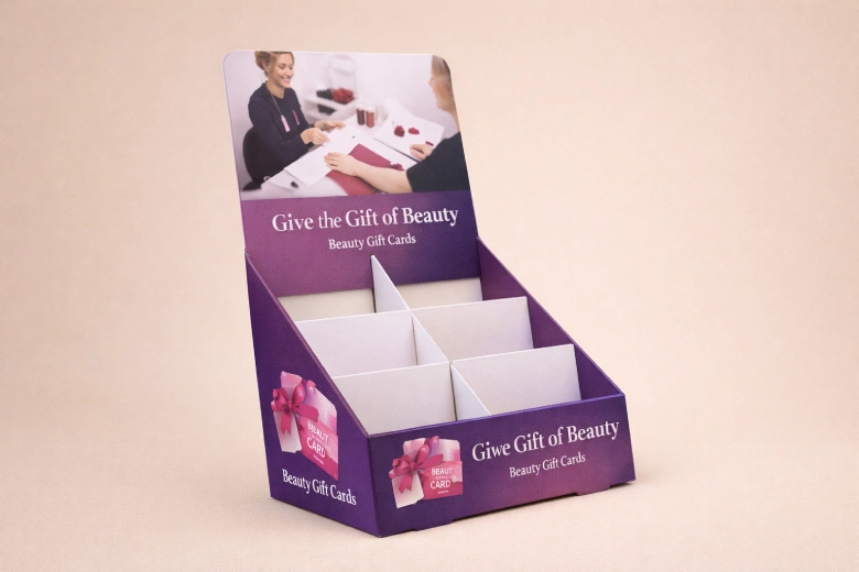 Cardboard Countertop Display Boxes with logo