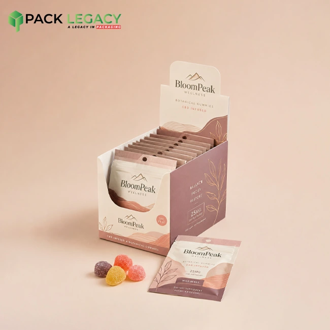CBD Display Gummies Boxes