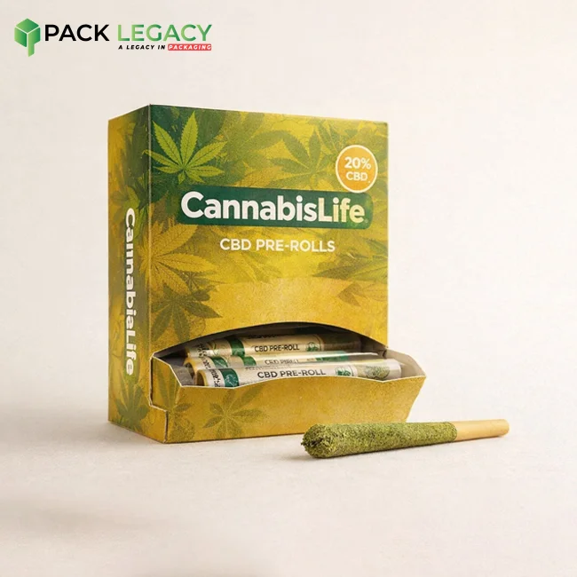Custom CBD Pre Roll Display Box