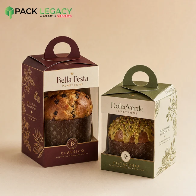Custom Panettone Boxes With Window
