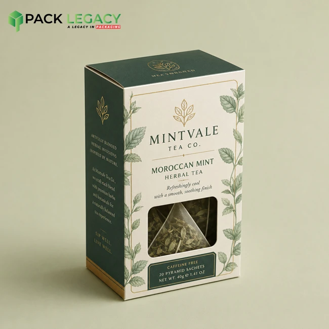 Custom Tea Boxes With Window