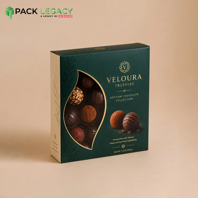 Custom Truffle Box With Window
