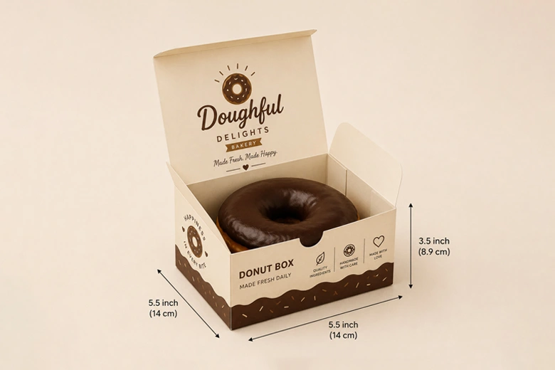 donut box dimensions