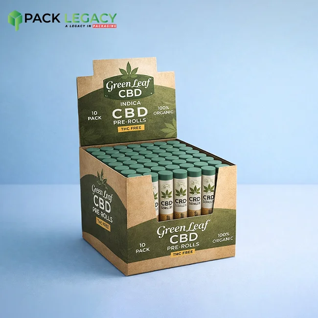 Kraft CBD Pre Roll Display Boxes