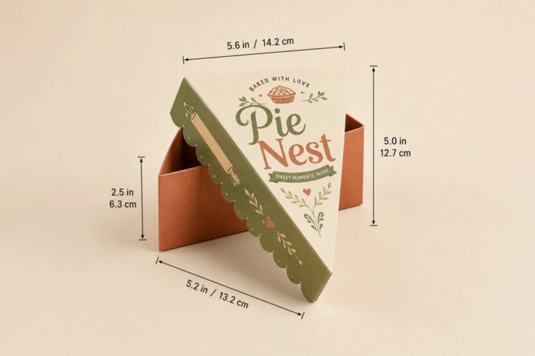Pie box dimensions