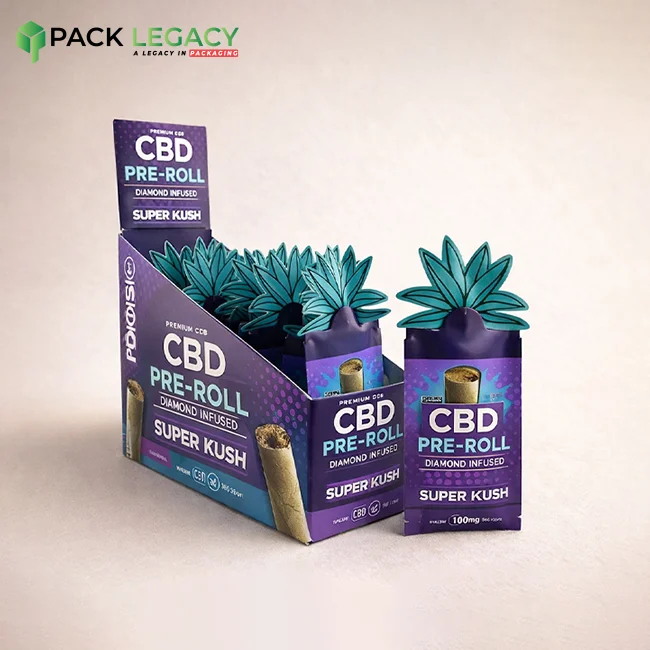 Printed Custom CBD Pre Roll Display