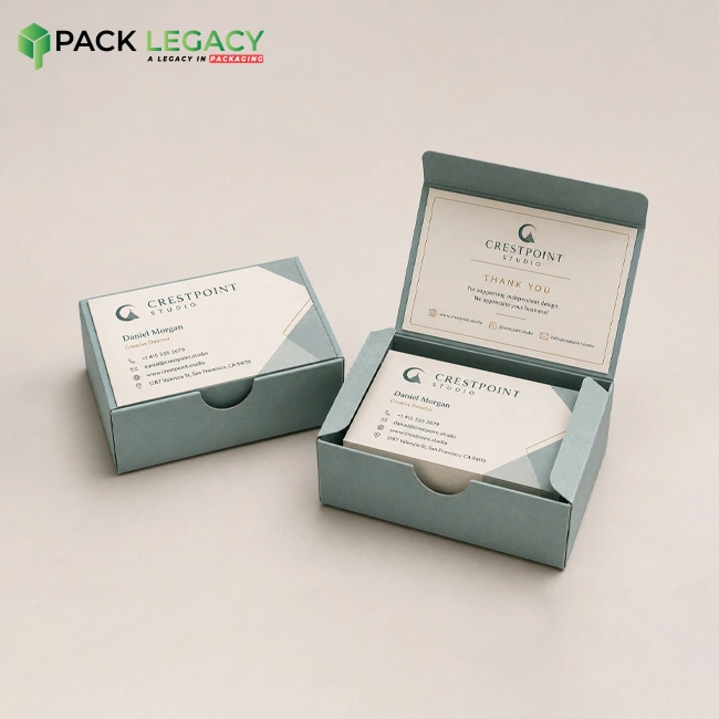Tuck Top Business Card Box