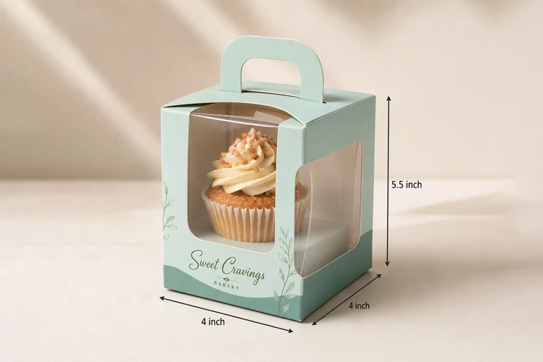 cupcake box dimensions