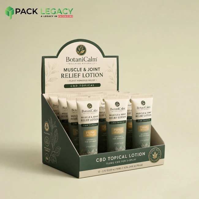 CBD Display Lotion Box
