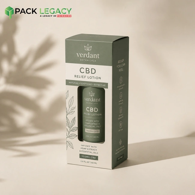 CBD Lotion Box With Window