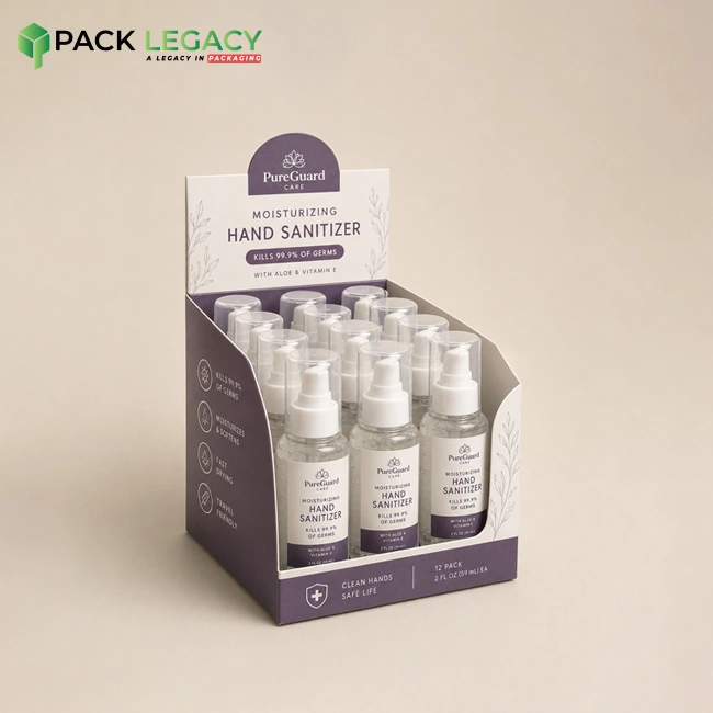 Hand Sanitizer Boxes Display