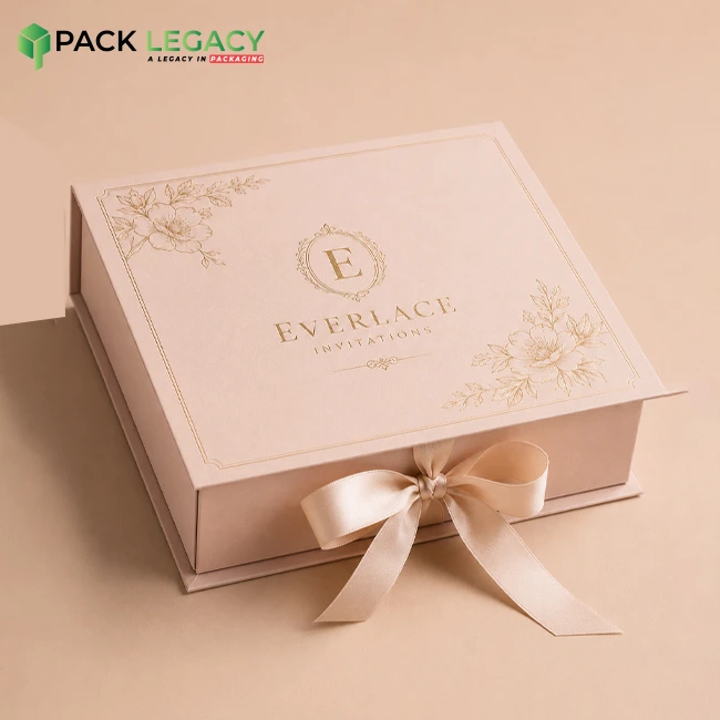 Ribbon Invitation Boxes