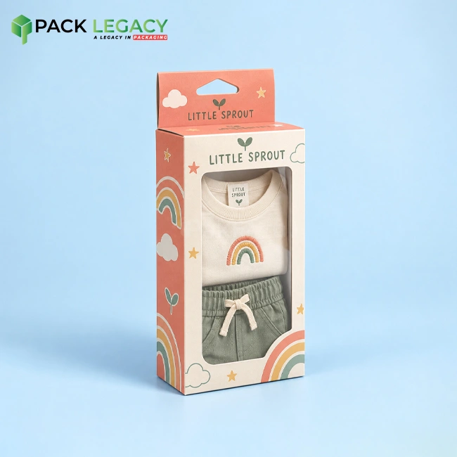 Custom Kid Clothing Boxes With Window