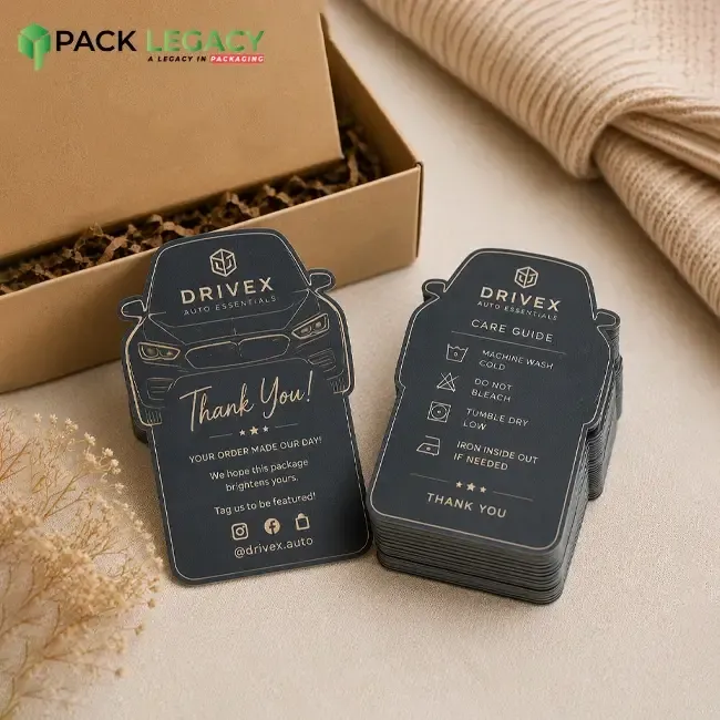 Custom Packaging Card Inserts