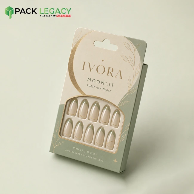Printed Press On Nails Boxes